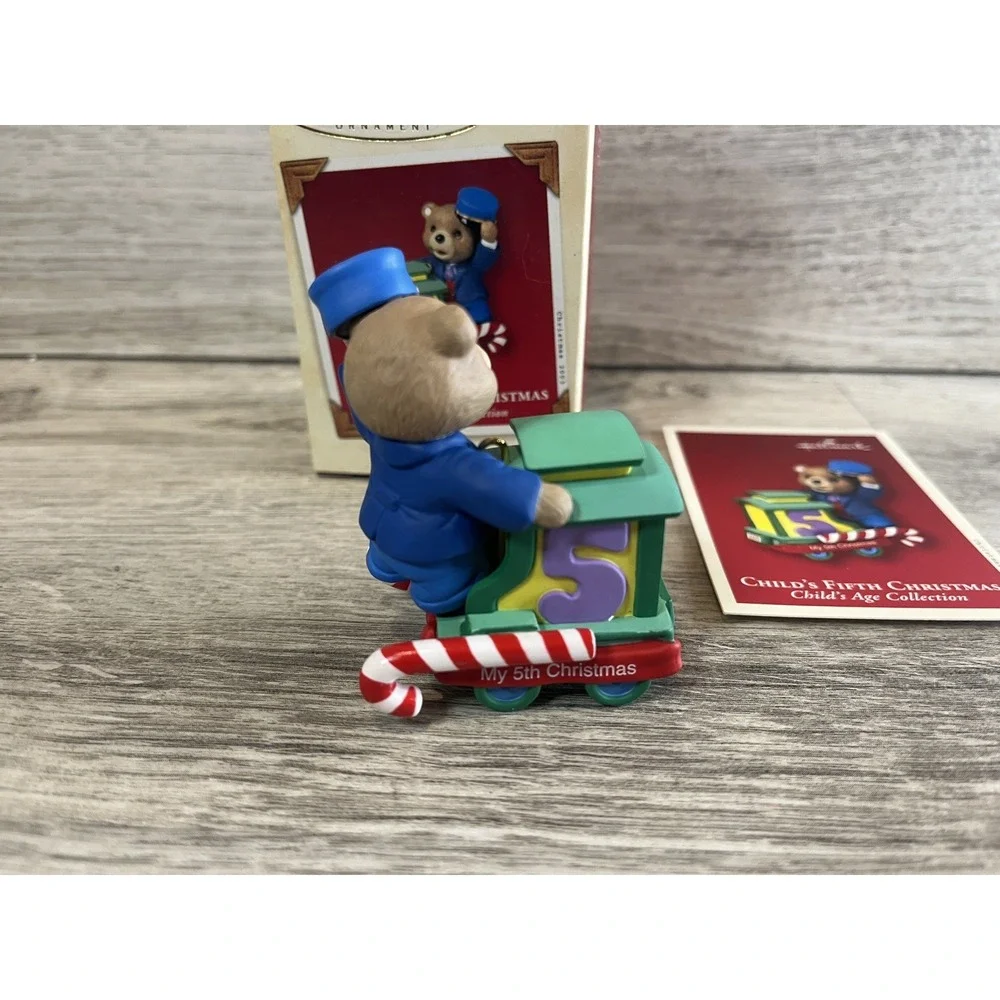 CHILD'S FIFTH CHRISTMAS 2003 HALLMARK KEEPSAKE ORNAMENT NIB‎